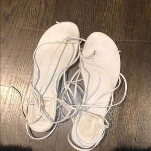 Stewart weitzman lace up shoe